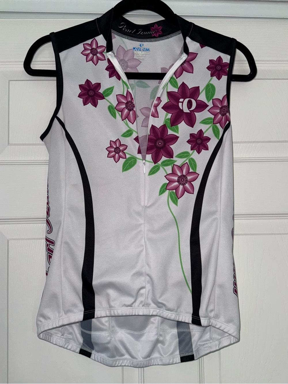 Pearl Izumi Limited Edition Cycling Jersey Moonflower White Size M